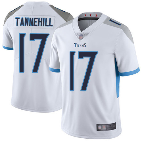 Tennessee Titans Limited White Men Ryan Tannehill Road Jersey NFL Football #17 Vapor Untouchable->youth nfl jersey->Youth Jersey